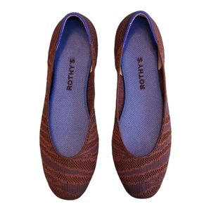 Rothy's The Square, Sapphire Zebra, Size 9